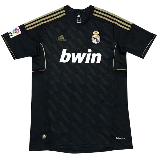 Camiseta Real Madrid Replica Segunda Ropa Retro 2011/12 Negro